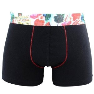 ATHENA Boxer Homme Coton CALIFORNIA Watermelon Noir