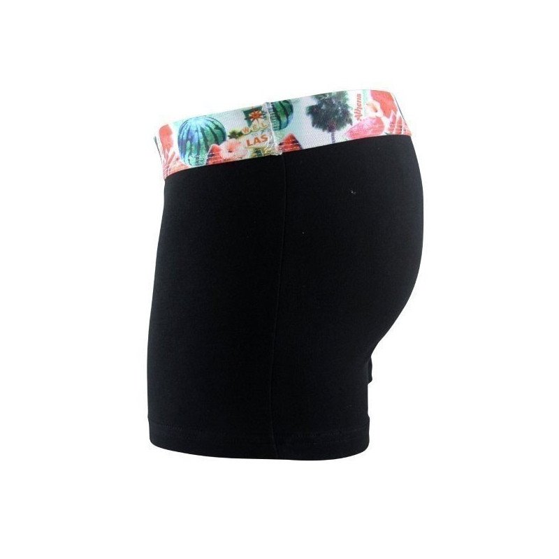 ATHENA Boxer Homme Coton CALIFORNIA Watermelon Noir