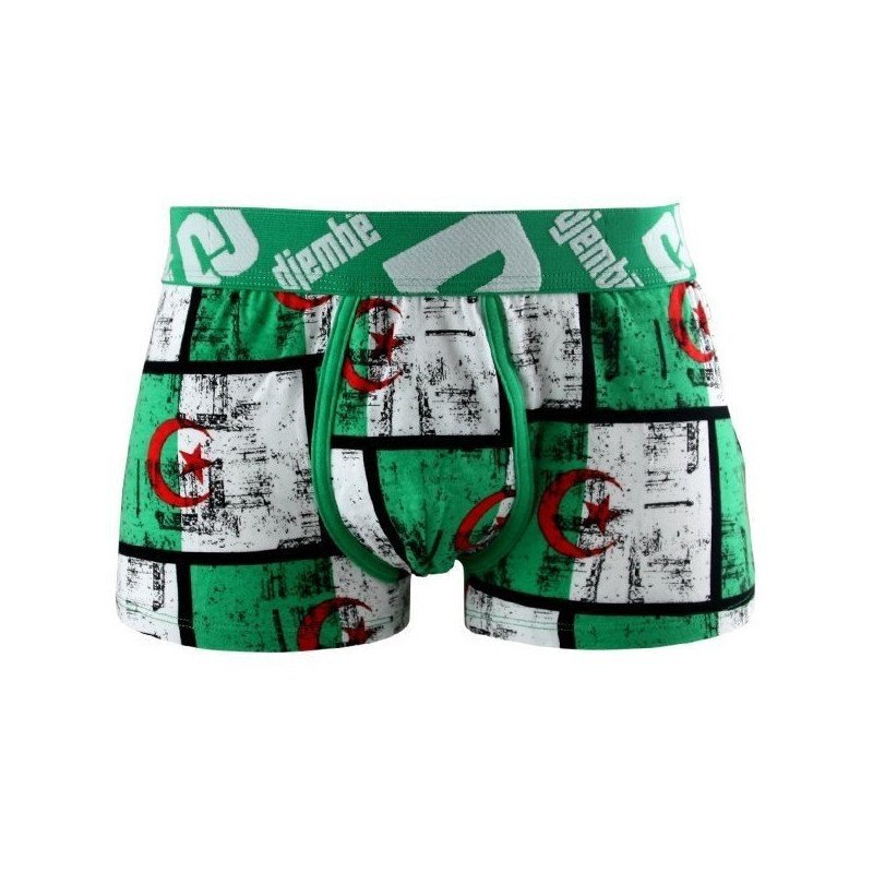 DJEMBE Boxer Garçon Coton DRAPEAU Algérie