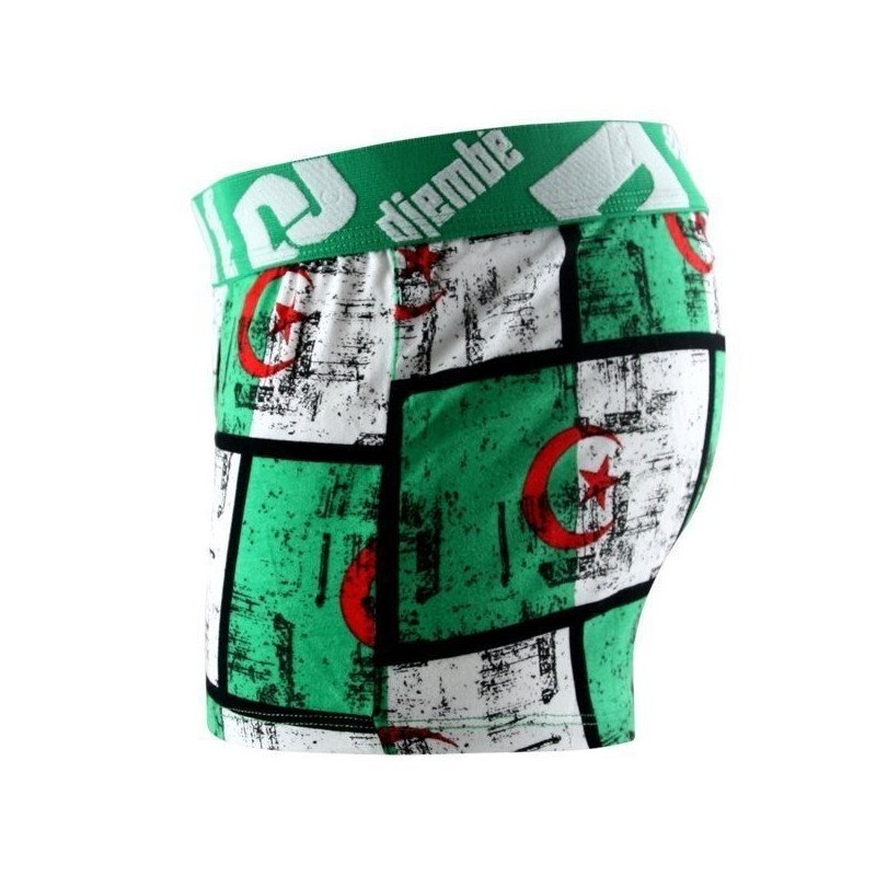 DJEMBE Boxer Garçon Coton DRAPEAU Algérie