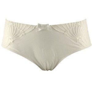 LOU PARIS Boxer Femme Microfibre BLOOM Ivoire