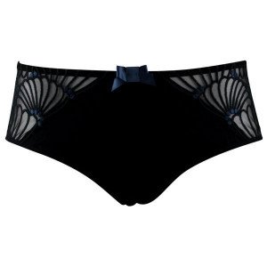 LOU PARIS Shorty Femme Microfibre BLOOM Noir