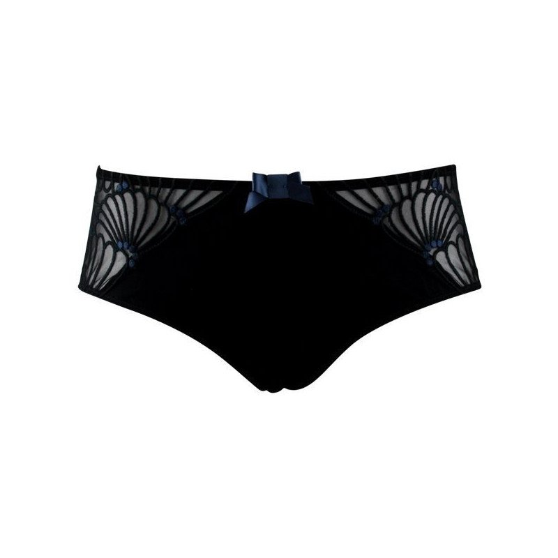 LOU PARIS Shorty Femme Microfibre BLOOM Noir