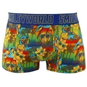 SMILEY WORLD Boxer Homme Coton COOL BEACH Multicolore