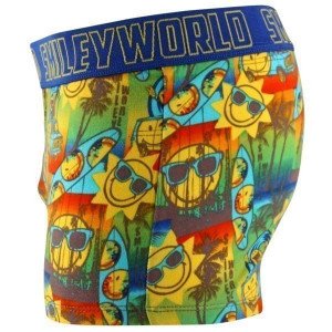 SMILEY WORLD Boxer Homme Coton COOL BEACH Multicolore