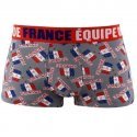 FFF Boxer Garçon Coton SUPPORTER Gris