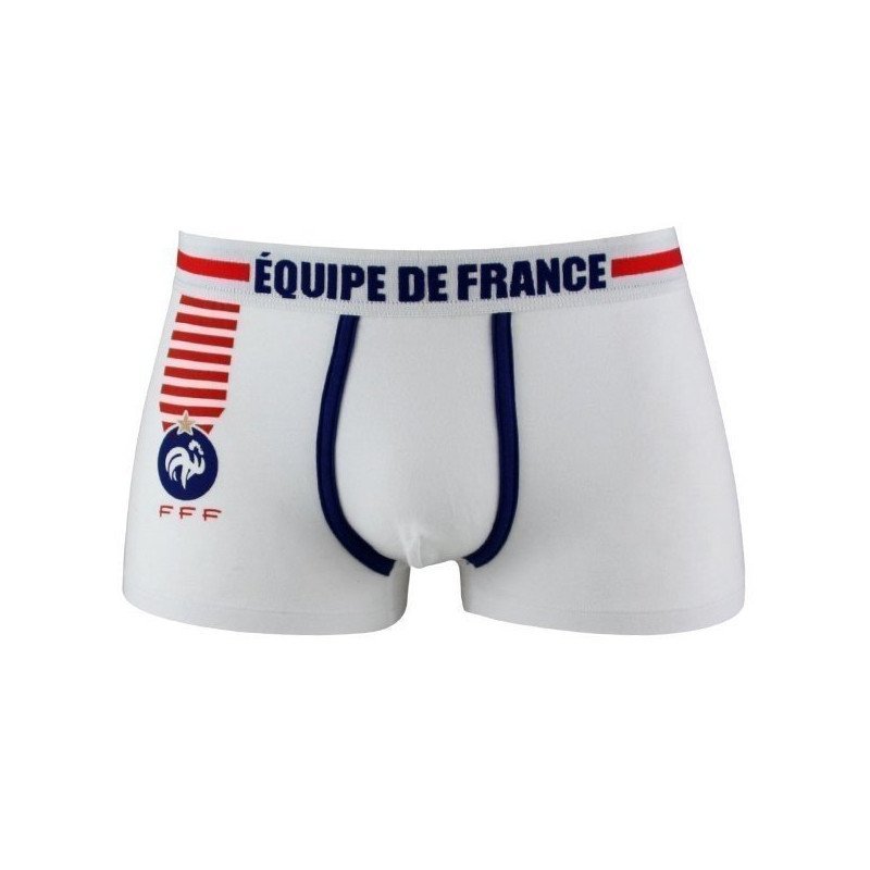 FFF Boxer Garçon Coton CHAMPION Blanc