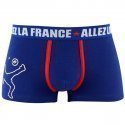 FFF Boxer Garçon Coton CAPITAINE Bleu