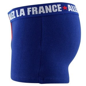FFF Boxer Garçon Coton CAPITAINE Bleu