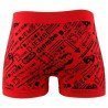 DJEMBE Boxer Homme Microfibre ARTY Rouge