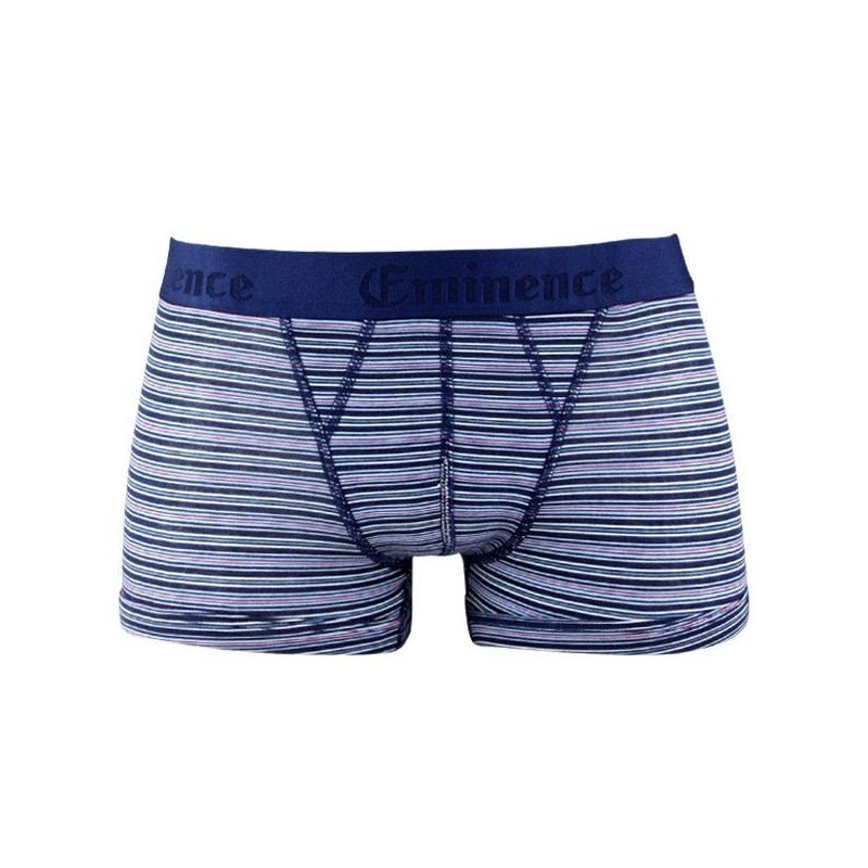 EMINENCE Boxer Homme Coton Modal MICROCOTON Rayure Club Marine