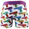 FULL UP Boxer Homme Microfibre GUN Blanc