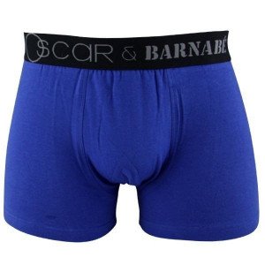 OSCAR ET BARNABE Boxer Garçon Coton UNI Bleu