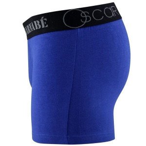 OSCAR ET BARNABE Boxer Garçon Coton UNI Bleu