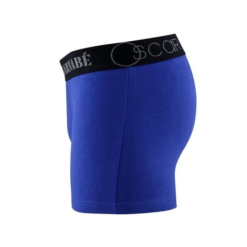 OSCAR ET BARNABE Boxer Garçon Coton UNI Bleu