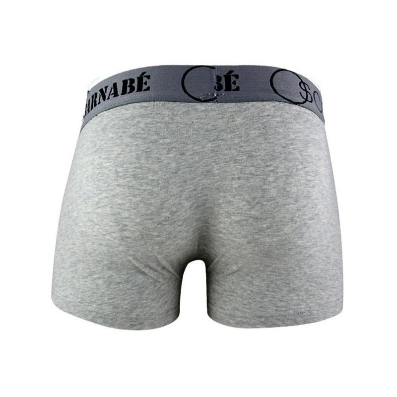 OSCAR ET BARNABE Boxer Garçon Coton UNI Gris