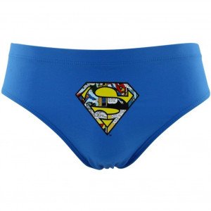 DC COMICS Slip Bain Moulant Garçon SUPERMAN Bleu MARVEL