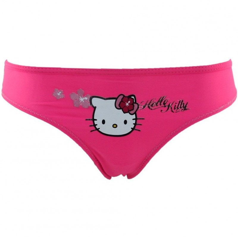 HELLO KITTY Shorty Bain Moulant Fille FLEUR Orange