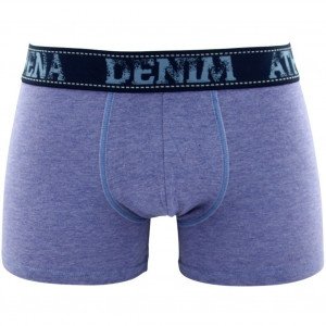 ATHENA Boxer Homme Coton DENIM Indigo Chiné