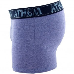 ATHENA Boxer Homme Coton DENIM Indigo Chiné