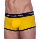 GARCON FRANCAIS Shorty Homme Coton TOULOUSE Jaune