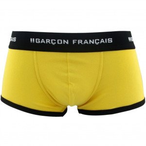 GARCON FRANCAIS Shorty Homme Coton TOULOUSE Jaune