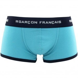GARCON FRANCAIS Shorty Homme Coton TOULOUSE Turquoise