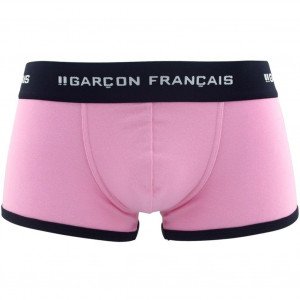 GARCON FRANCAIS Shorty Homme Coton TOULOUSE Rose