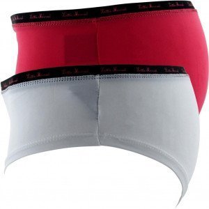 LITTLE MARCEL Lot de 2 Shortys Fille Microfibre UNIM Blanc Rose