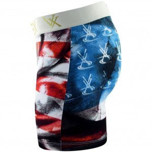 VORTEX Boxer Homme Microfibre FLAG Rouge