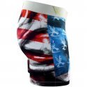 VORTEX Boxer Homme Microfibre FLAG Rouge