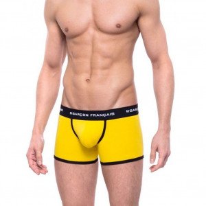 GARCON FRANCAIS Boxer Homme Coton LILLE Jaune