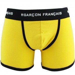 GARCON FRANCAIS Boxer Homme Coton LILLE Jaune