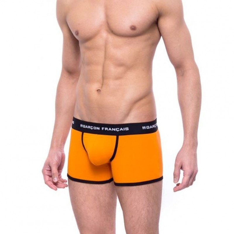 GARCON FRANCAIS Boxer Homme Coton LILLE Orange