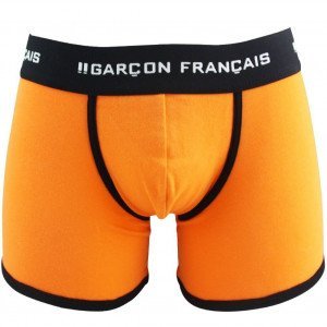 GARCON FRANCAIS Boxer Homme Coton LILLE Orange