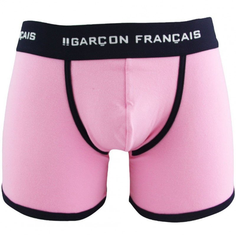 GARCON FRANCAIS Boxer Homme Coton LILLE Rose