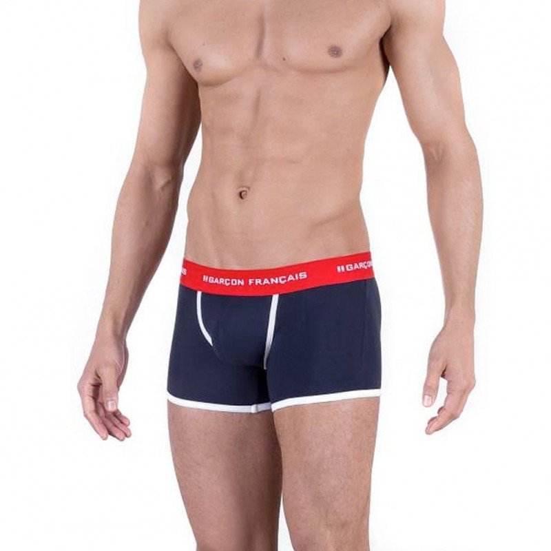 GARCON FRANCAIS Boxer Homme Coton LILLE Tricolore