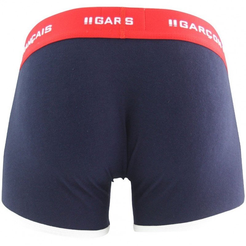 GARCON FRANCAIS Boxer Homme Coton LILLE Tricolore