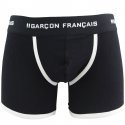 GARCON FRANCAIS Boxer Homme Coton LILLE Noir