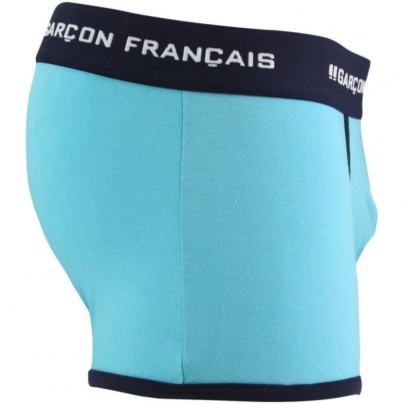 GARCON FRANCAIS Boxer Homme Coton LILLE Turquoise