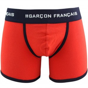 GARCON FRANCAIS Boxer Homme Coton LILLE Rouge