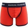 GARCON FRANCAIS Boxer Homme Coton LILLE Rouge