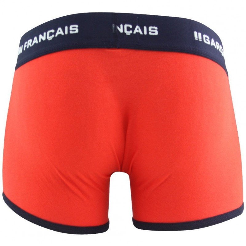 GARCON FRANCAIS Boxer Homme Coton LILLE Rouge