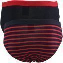 LITTLE MARCEL Lot de 2 Slips Garçon Coton RAYURES Marine Rouge