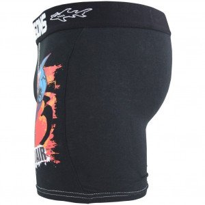 MAUI AND SONS Boxer Homme Microfibre MAD AIR Noir Blanc