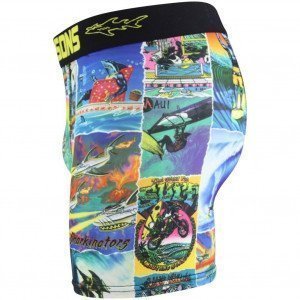 MAUI AND SONS Boxer Homme Microfibre SHARKMAN Jaune