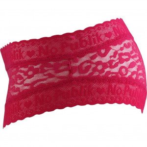 NO PUBLIK Shorty Femme Dentelle LEOPARD Rose