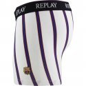 REPLAY Boxer Homme Coton RAY Blanc FC BARCELONE