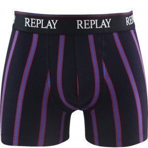 REPLAY Boxer Homme Coton RAY Marine FC BARCELONE