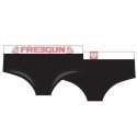 FREEGUN Shorty Femme Microfibre BMASSA Noir Blanc